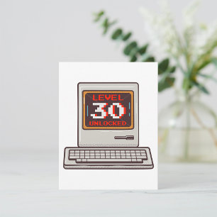 Niveau 30 geopend feestdagenkaart