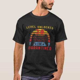 Niveau 30 Ontgrendeld in Quarantaine 30e verjaarda T-shirt