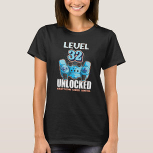 Niveau 32 Onvergrendelde jongens Meisjes 32e verja T-shirt