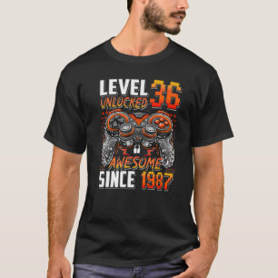 Niveau 36 niet-vergrendeld Geweldige sinds 1987 36 T-shirt