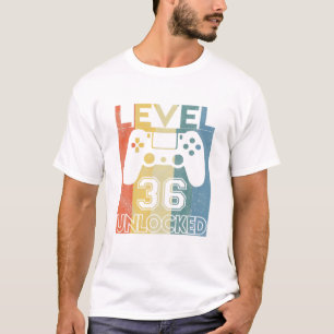 Niveau 36 Verjaardag 36 jaar oud T-shirt