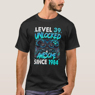 Niveau 39 niet-vergrendeld Geweldige sinds 1984 39 T-shirt