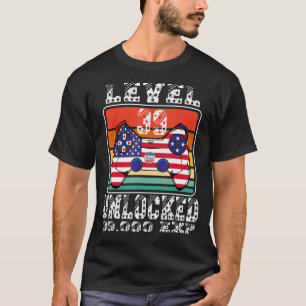 Niveau 39 Onvergrendelde videoband 39 Birthday Exp T-shirt