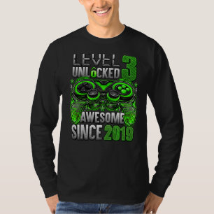 Niveau 3 niet-vergrendeld Geweldige sinds 2019 3e T-shirt