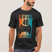Niveau 42 onvergrendelde videoband 42e verjaardag t-shirt (Voorkant)