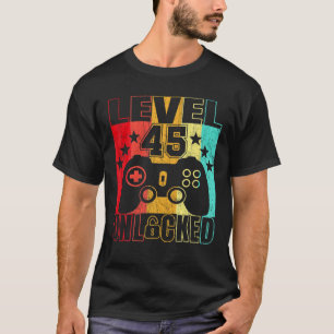 Niveau 45 niet-vergrendelde 45-jarige Mannen voor T-shirt