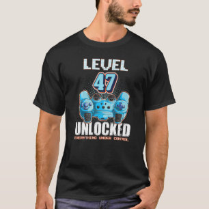 Niveau 47 Onvergrendelde jongens meisjes 47e verja T-shirt
