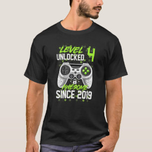 Niveau 4 niet-vergrendeld Geweldige sinds 2019 4e T-shirt