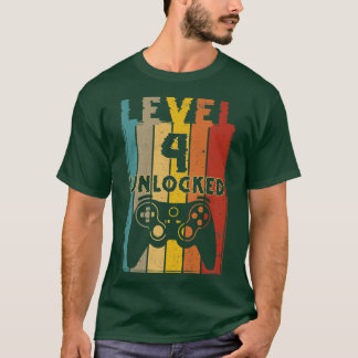 Niveau 4 onvergrendelde grappige videokamer 4e ver t-shirt