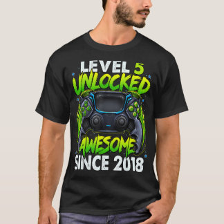 Niveau 5 niet-vergrendeld Geweldige sinds 2018 5e  T-shirt