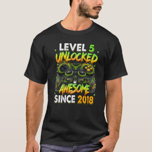 Niveau 5 niet-vergrendeld Geweldige sinds 2018 5e T-shirt