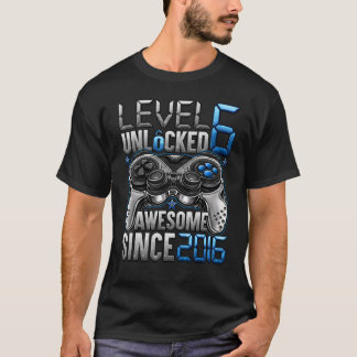 Niveau 6 niet-vergrendeld Geweldige sinds 2016 6e T-shirt