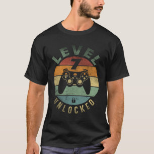 Niveau 7 Ontgrendelde grappige videoband 7e verjaa T-shirt