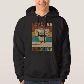 Niveau 88 onvergrendelde 88e verjaardag 88-jarige hoodie