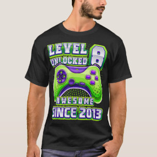 Niveau 8 Geweldige 2013-videogame 8th Birth T-shirt