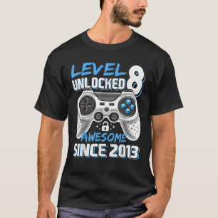 Niveau 8 Geweldige 2013-videogame 8th Birth T-shirt