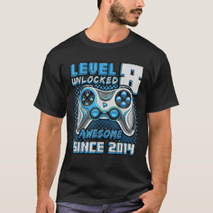 Niveau 8 Geweldige 2014-videogame 8th Birth T-shirt