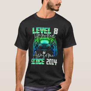 Niveau 8 niet-vergrendeld Geweldige sinds 2014 8e  T-shirt