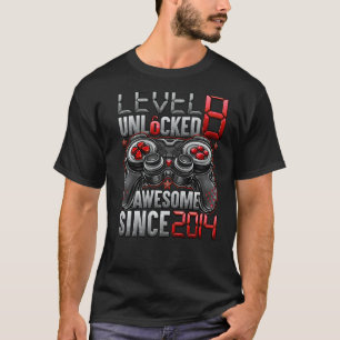 Niveau 8 niet-vergrendeld Geweldige sinds 2014 8e T-shirt