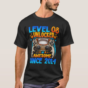 Niveau 8 niet-vergrendeld Geweldige sinds 2014 8e T-shirt