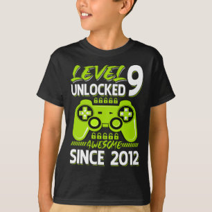 Niveau 9 niet-vergrendeld Geweldige sinds game van T-shirt