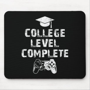 Niveau Compleet Grappig Video Gamer Afstuderen Muismat