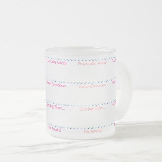 Niveau de tasse givrée par conscience (Devant droit)