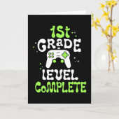 Niveau eerste graad voltooid kaart (Gele Bloem)