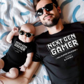 Niveau Haut Gamer Papa Enfant Joueur Gen Suivant J