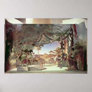 Niveau model opera "Die Meistersinger" Poster