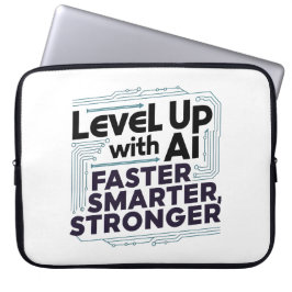 Niveau omhoog met AI – Sneller, Slimmer, Sterker Laptop Sleeve