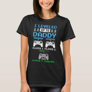 Niveau omhoog naar papa opnieuw grappig grappige g t-shirt