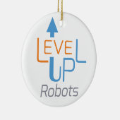 Niveau Omhoog Robots Kerstmis ornament (Rechts)
