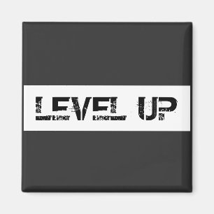 Niveau op Inspirerend/Motivatie Gezegde Magneet