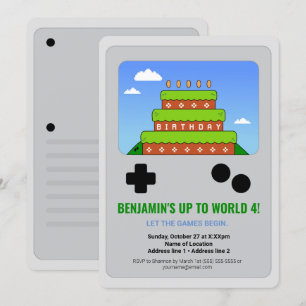 Niveau supérieur ! Invitations de partie de jeu vi