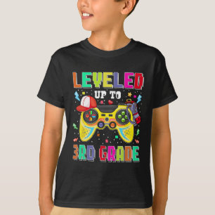 Niveau tot 3e klas gamer eerste dag jongens terug t-shirt