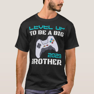 Niveau tot een grote broederlijke zwangerschapsuit t-shirt
