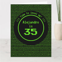 Niveau Up Retro Gaming & Machine Code Any Age Man