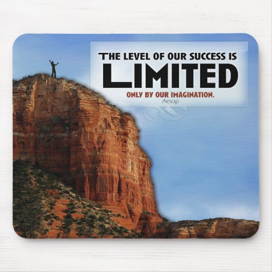 Niveau van de Aangepaste Mousepad van het Succes Muismat (Voorkant)