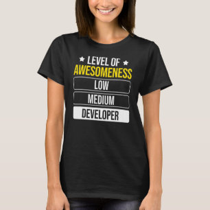 Niveau van de Ontwikkelaar van de Software van de T-shirt