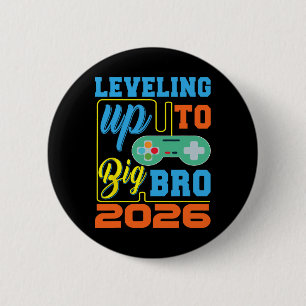 Niveau Verhogen Naar Grote Broer 2026 Videospel Zw Ronde Button 5,7 Cm