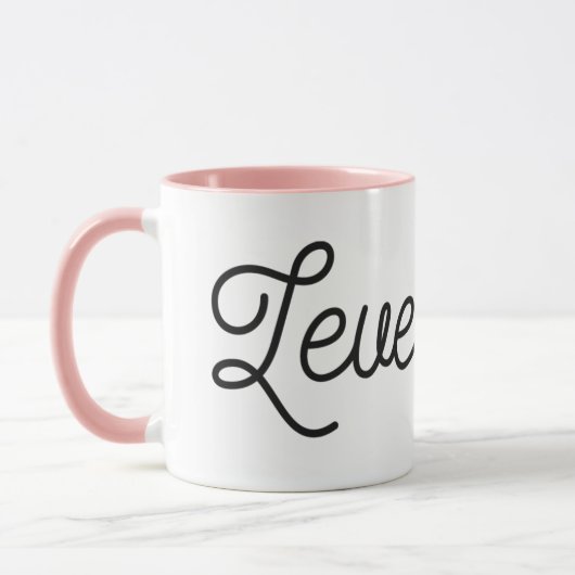 Niveau vers le haut de tasse (Gauche)