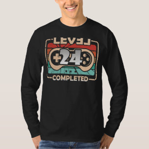Niveau voltooid 24e Man op de geboorte Vrouwen 24 T-shirt
