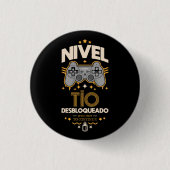 Nivel tio desbloqueado ronde button 3,2 cm (Voorkant)