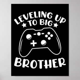 Nivelleren naar Big Brother Video Game Controller Poster