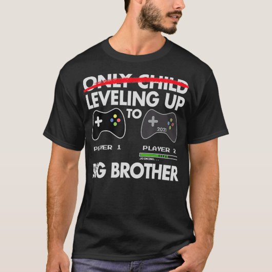Nivelleren tot Big Brother 2021 Video Game Playe T-shirt (Voorkant)