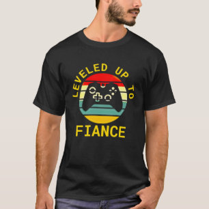 Nivelleren tot verloofde Schattige paar nieuw verl T-shirt