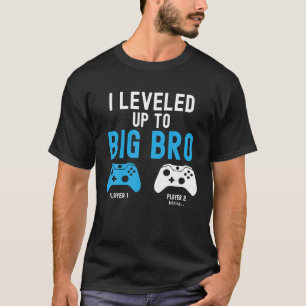 Nivellering naar Big Brother Design-videogame T-shirt