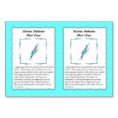 Nix La Carte De Commerce Unicorne À Cornes De Nick (Dos)