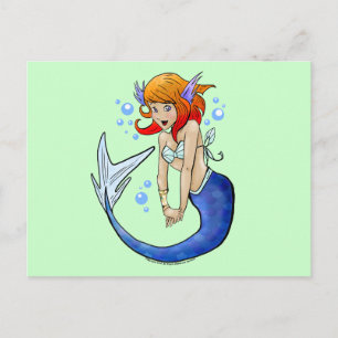 Nixie The Mermaid Briefkaarten